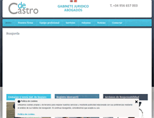 Tablet Screenshot of decastro.es